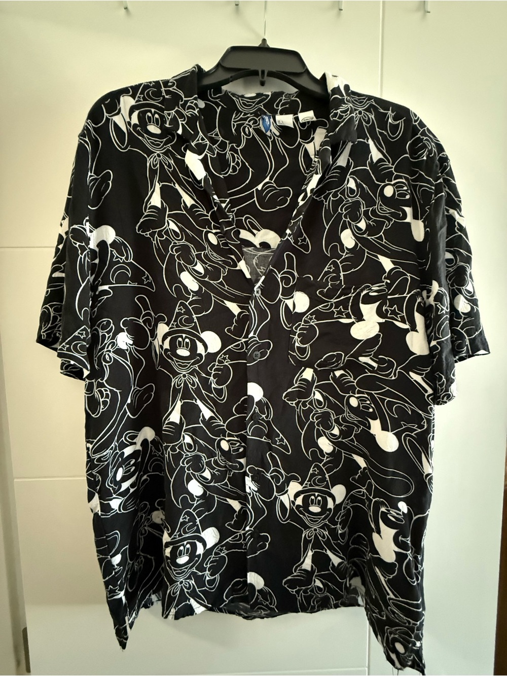 H&M x Disney Sorcerer Mickey Button Up Shirt